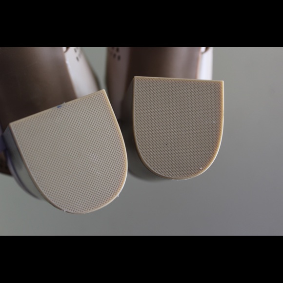 Lace up open toe stacked heels - Picture 6 of 7